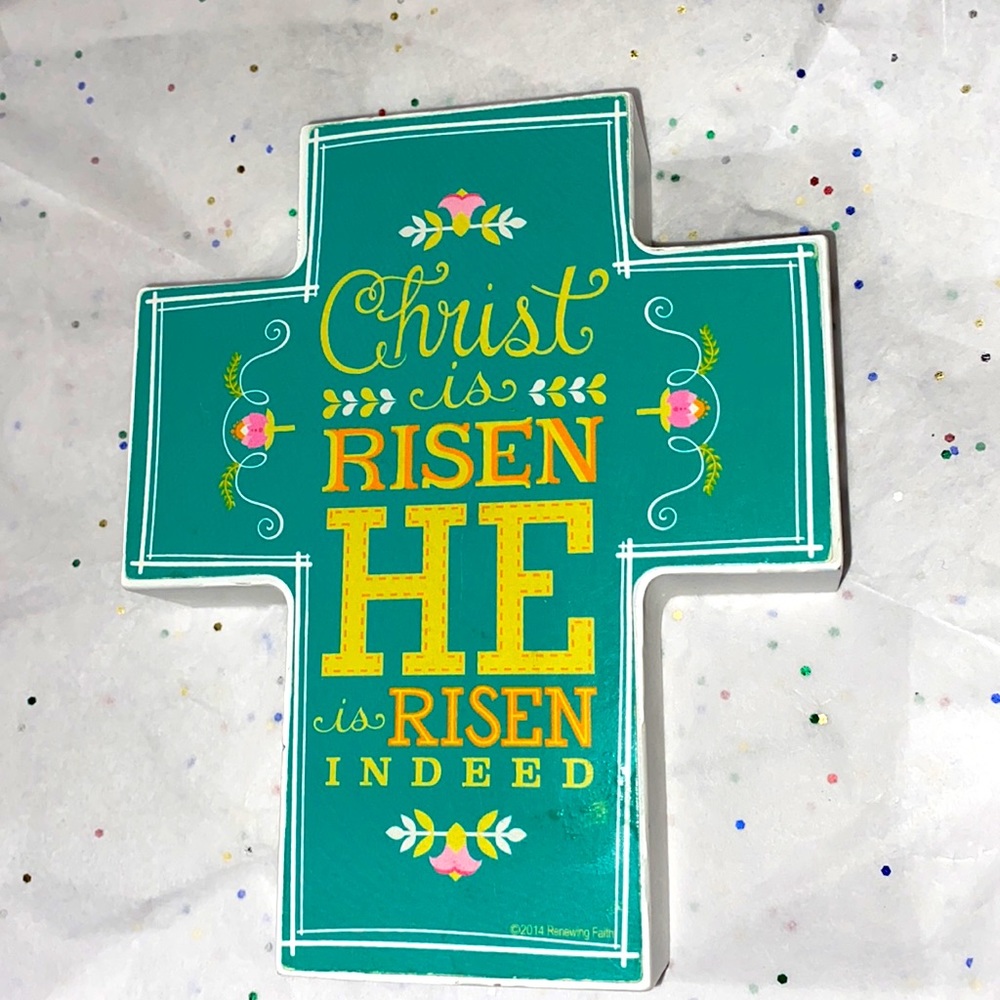 💥3/$20 Mardel Easter Christ is Risen Cross